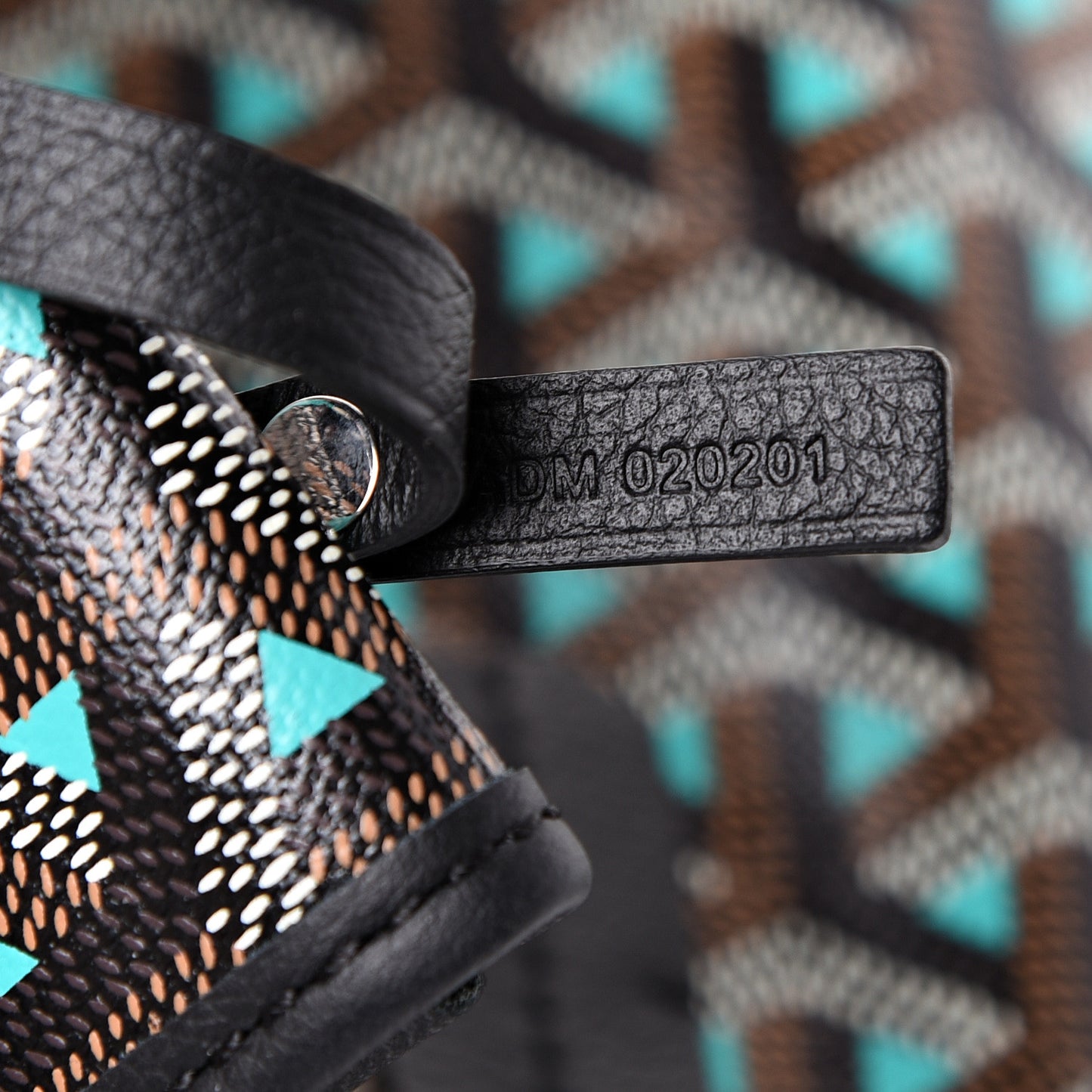 Goyardine Saint Louis Claire Voie PM Black Blue