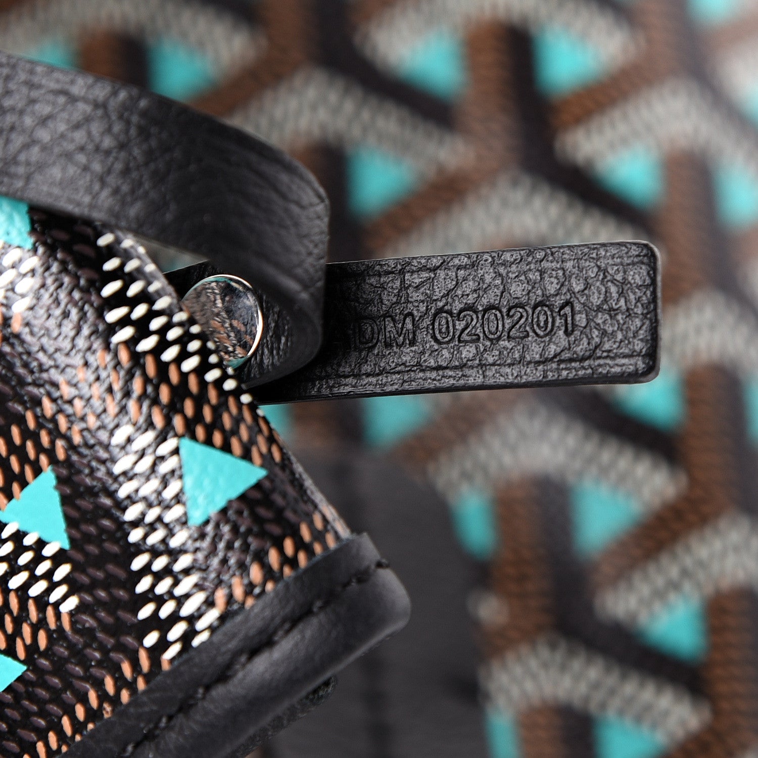 Goyard Goyardine Saint Louis Claire Voie PM Black Blue 7 of 10