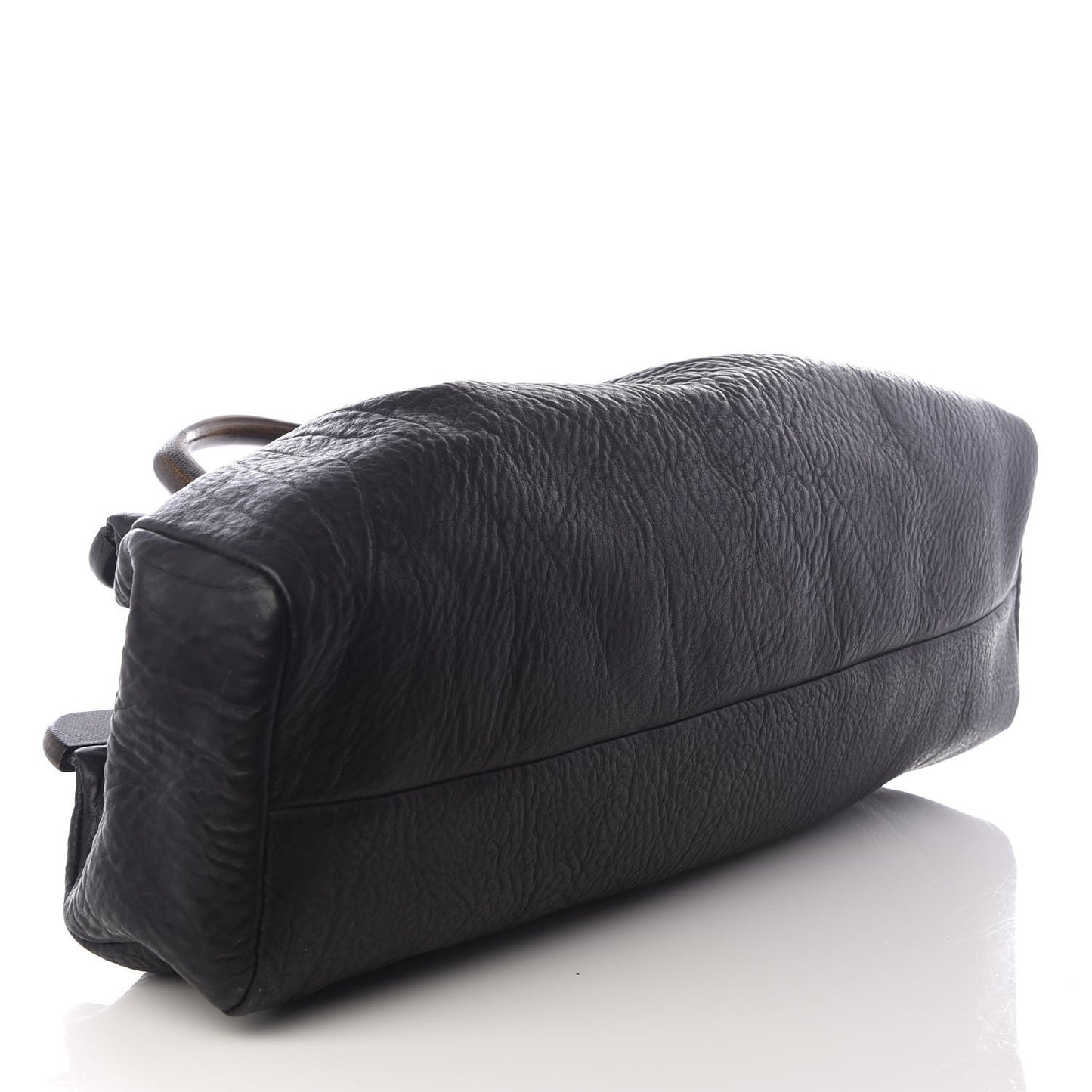 Buffalo Wood Handle Frame Doctor Bag Black