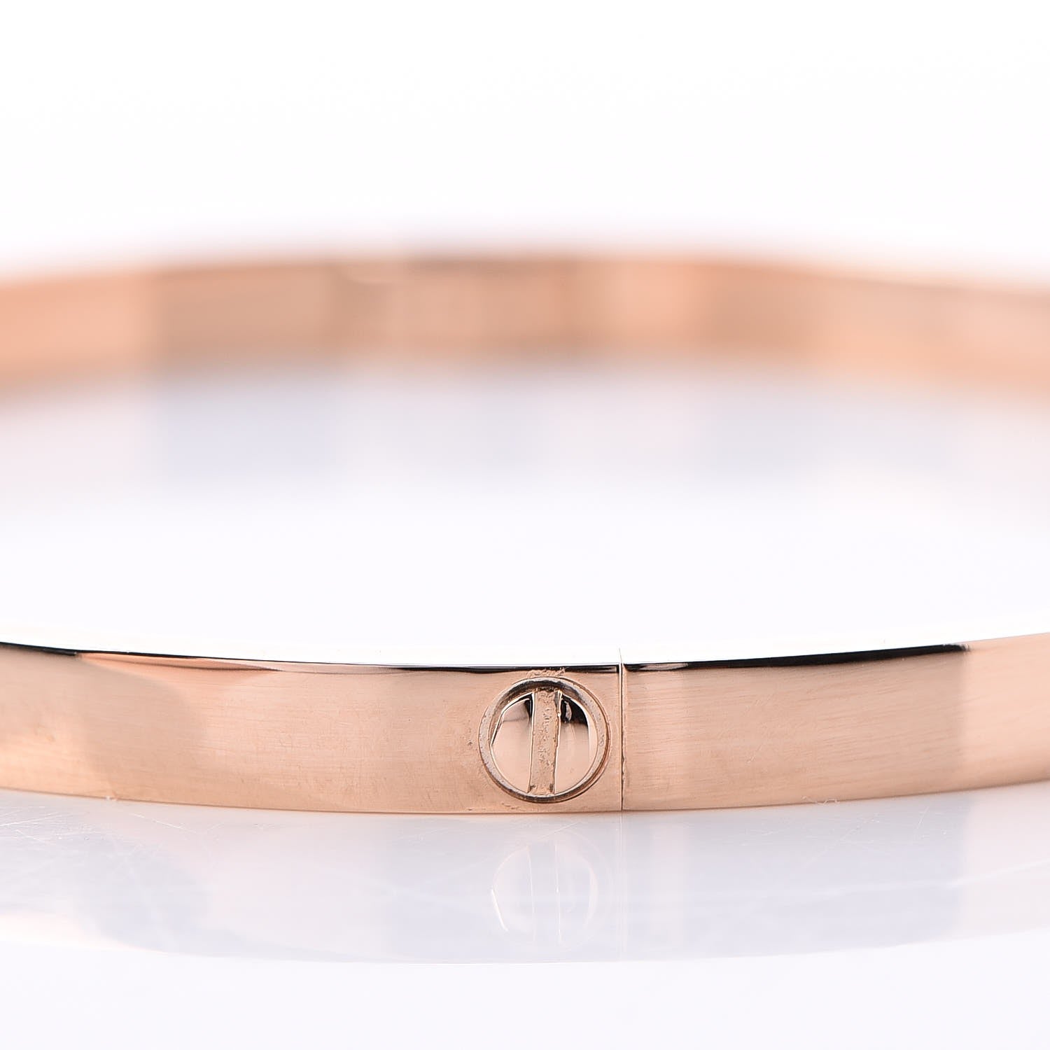 Cartier 18K Pink Gold Small LOVE Bracelet 17 6 of 10