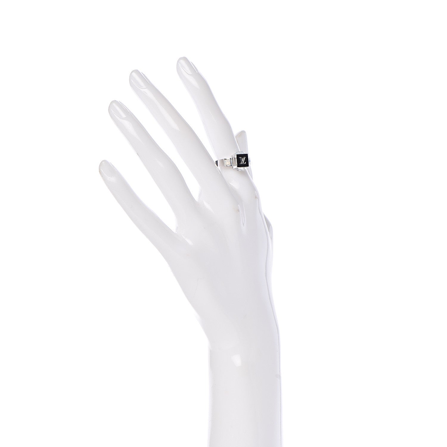 Louis Vuitton Gamble Ring Medium 5 Light Silver 2 of 5