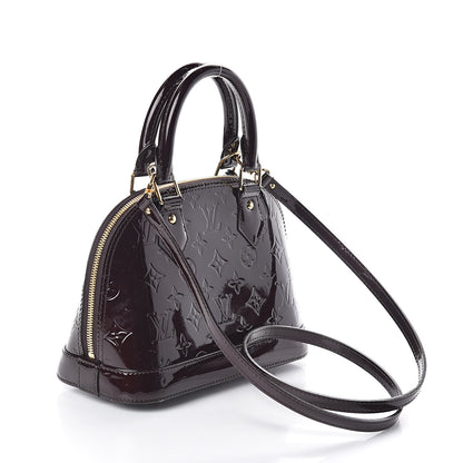 Louis Vuitton Vernis Alma BB Amarante 3 of 9