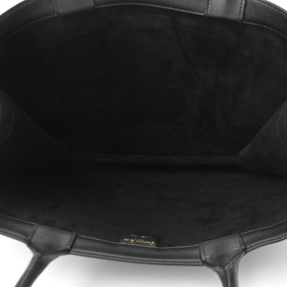 Christian Dior Calfskin Embossed Large Book Tote Black 5 of 10