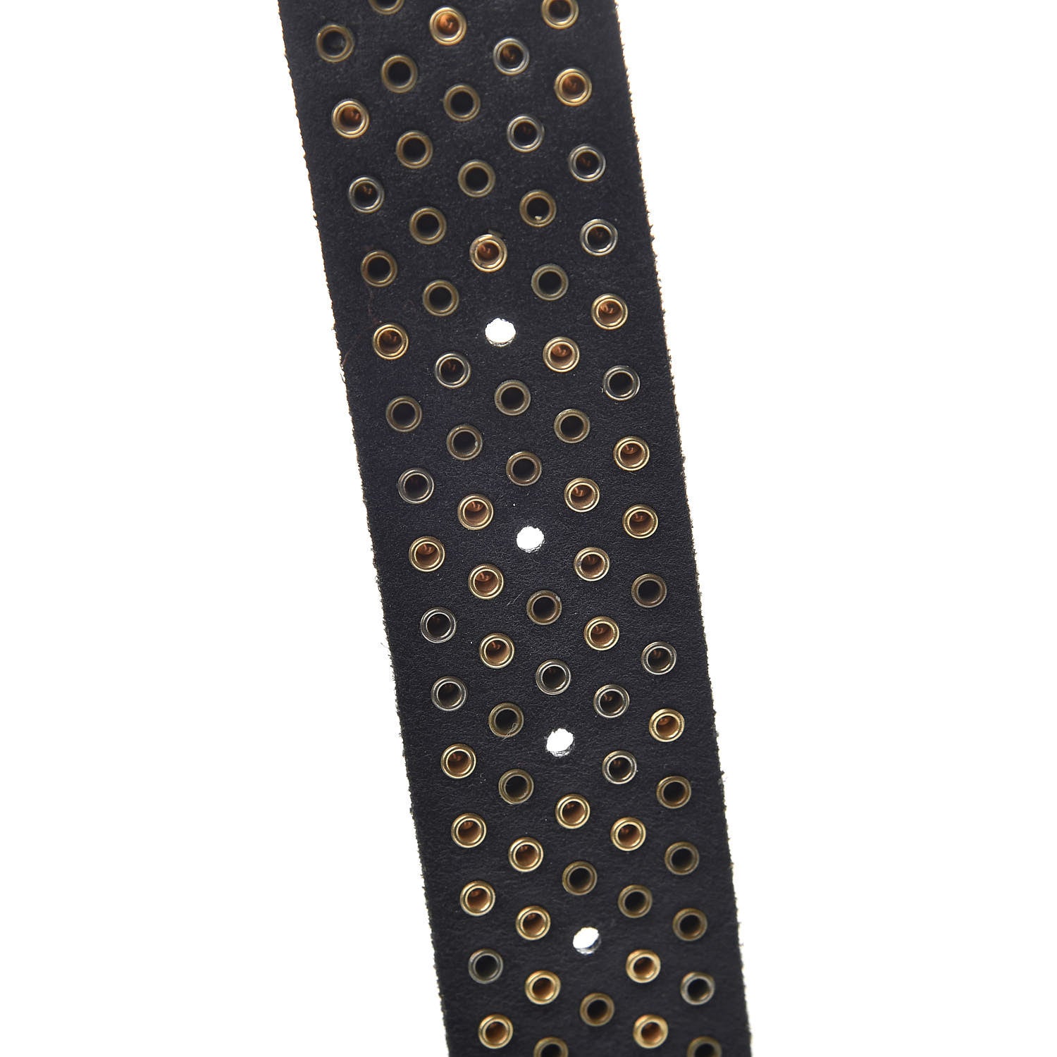 Gucci Calfskin Studded Feline Belt 100 40 Black 6 of 6
