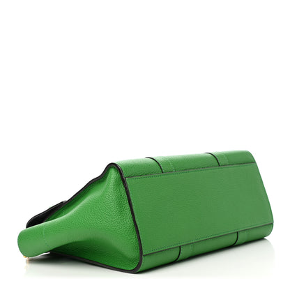 Mulberry Classic Grain Small Bayswater Satchel Grass Green 3 of 7