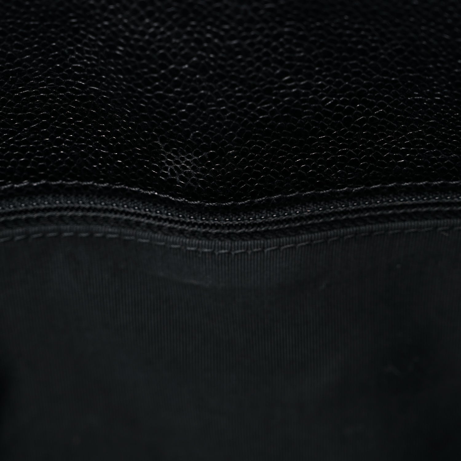 Chanel Caviar Large CC Shoulder Bag Black 13 of 18