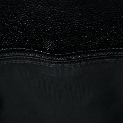 Chanel Caviar Large CC Shoulder Bag Black 13 of 18