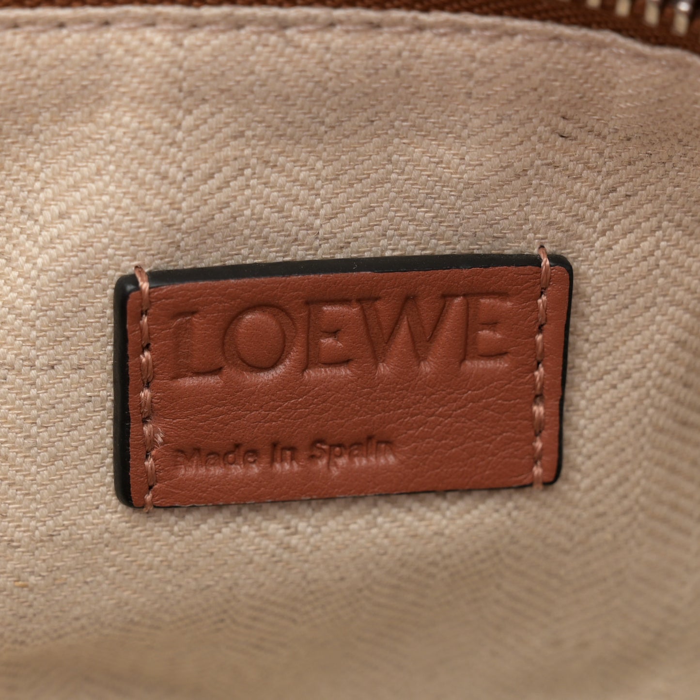 Calfskin Large Puzzle Bag Tan