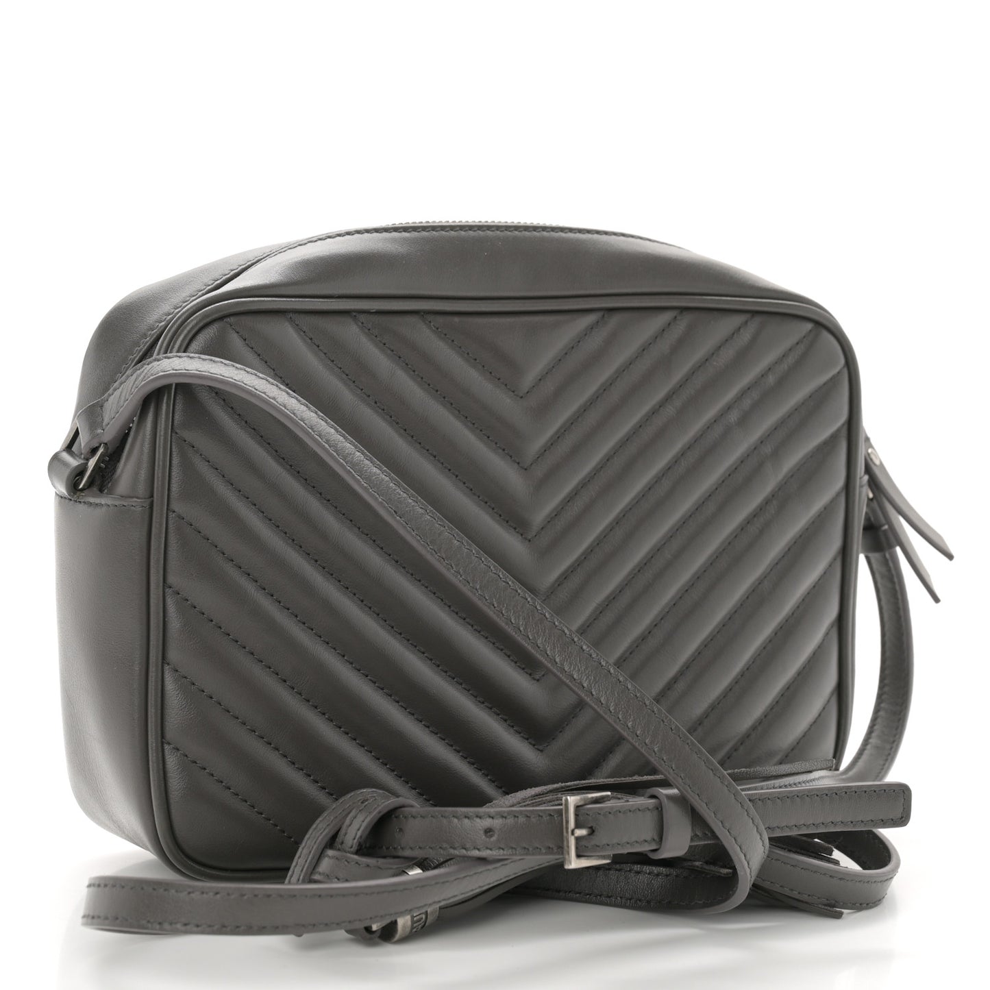 Calfskin Matelasse Monogram Lou Camera Bag Dark Smog