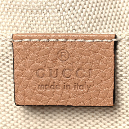 Gucci Pebbled Calfskin Small Soho Disco Bag Camelia 6 of 9