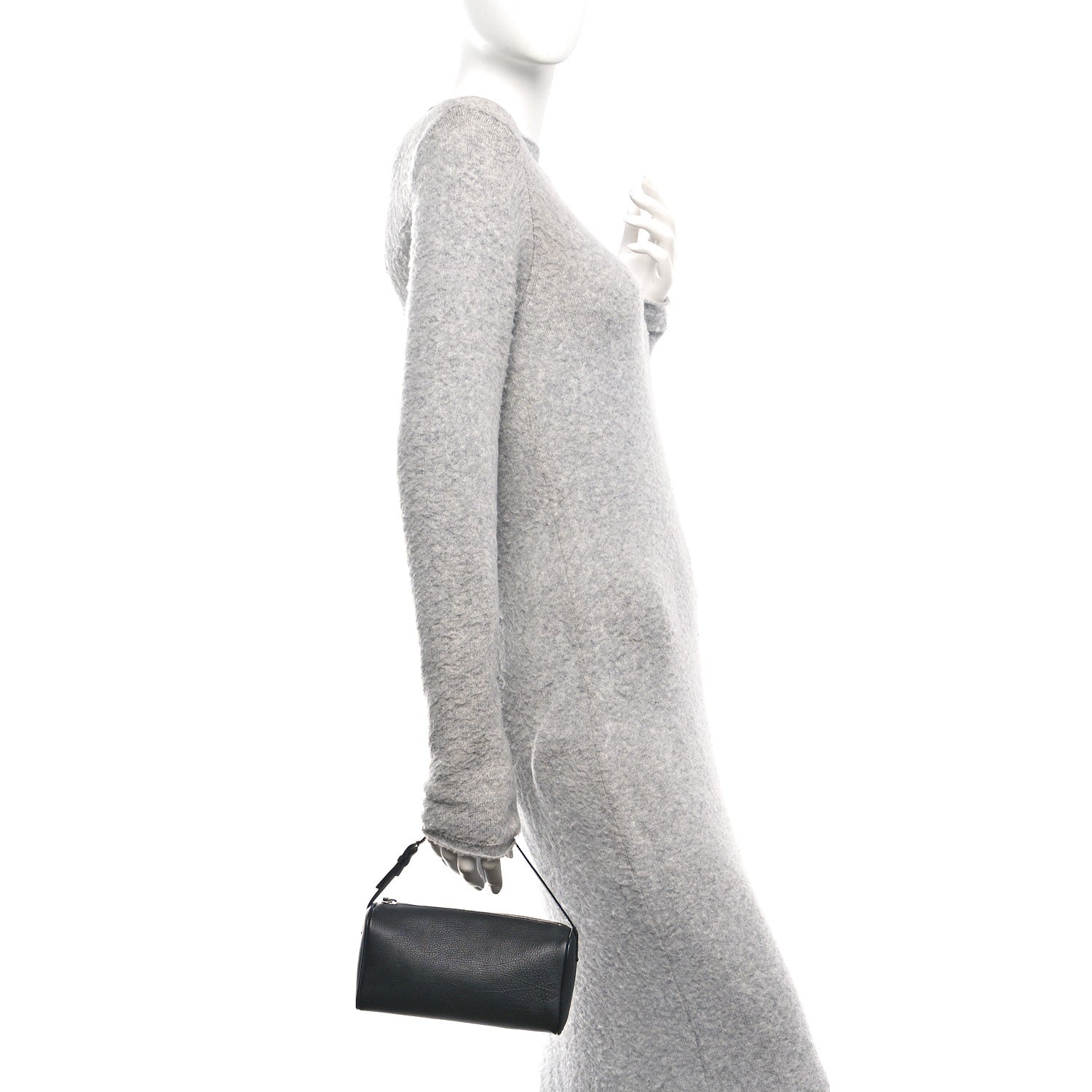 The Row Grained Calfskin 90's Bag Black 2 of 9