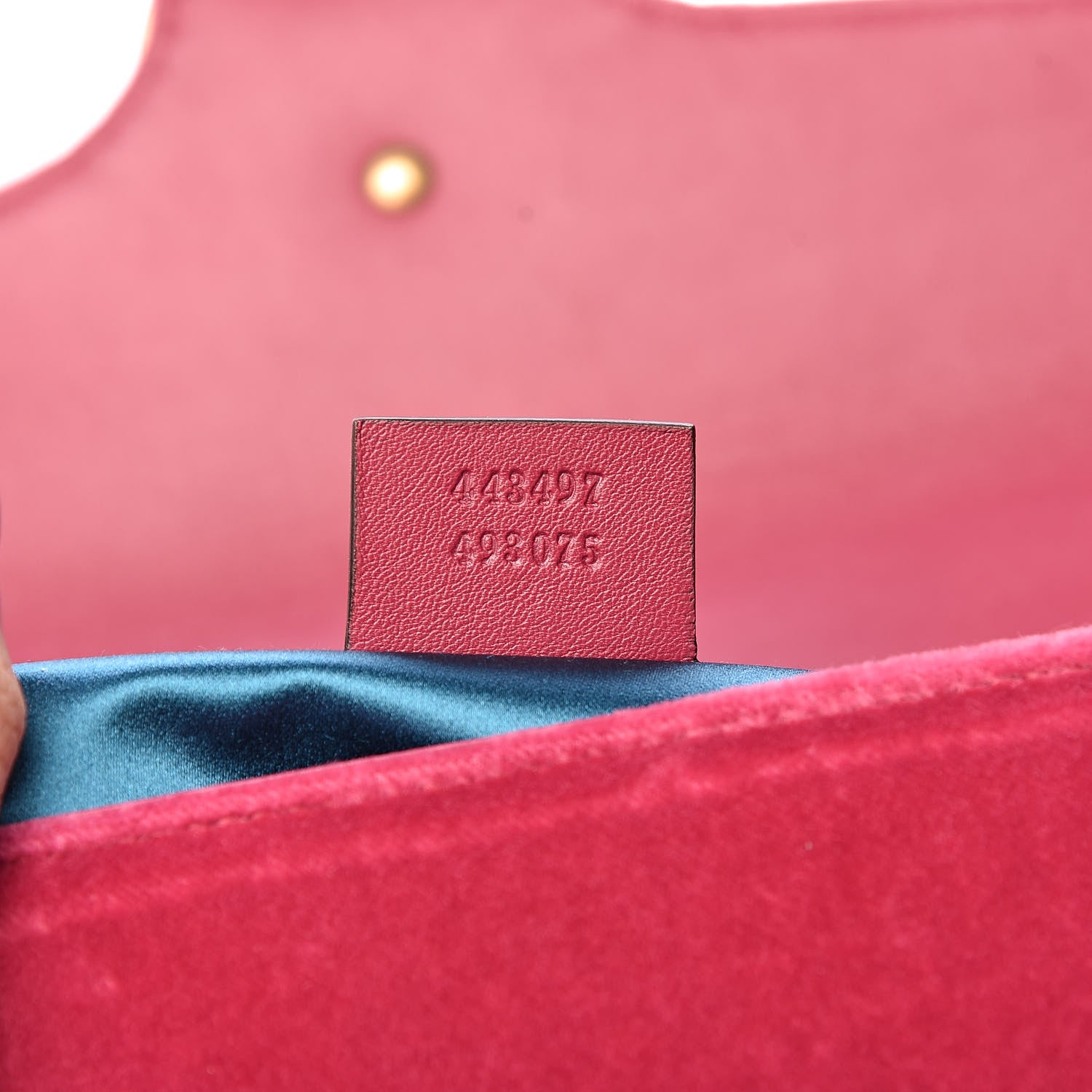 Gucci Velvet Matelasse Small GG Marmont Shoulder Bag Light Raspberry Rose 7 of 10