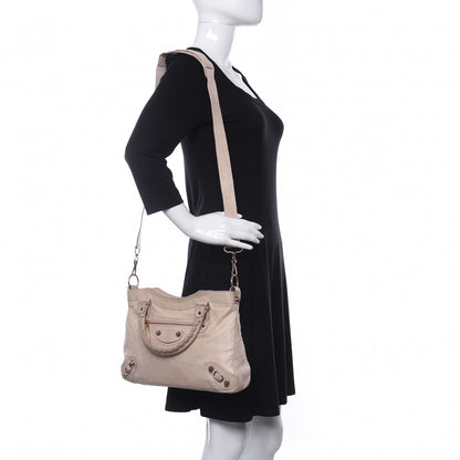 Balenciaga Agneau Giant 12 Rose Gold Hardware Town Bois De Rose 2 of 8