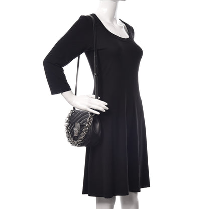 Chloe Calfskin Quilted Mini Drew Bijou Shoulder Bag Black 2 of 8