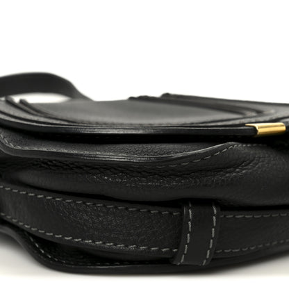 Chloe Calfskin Mini Marcie Round Crossbody Bag Black 9 of 10