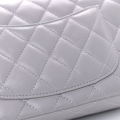 Chanel Lambskin Quilted Mini Rectangular Flap Grey 10 of 12