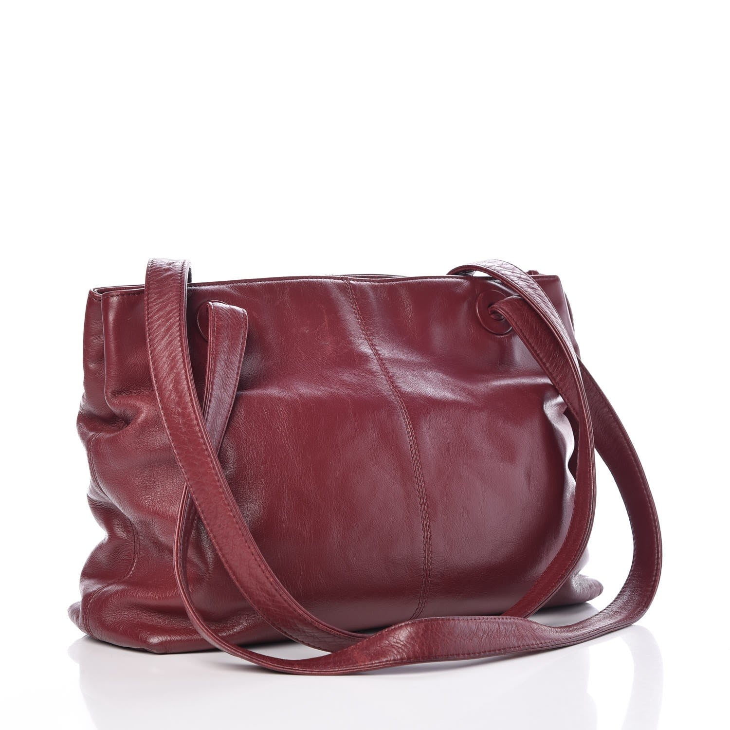 Chanel Calfskin CC Shoulder Bag Red 3 of 18