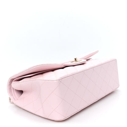 Chanel Caviar Quilted Jumbo Double Flap Light Pink 4 of 11