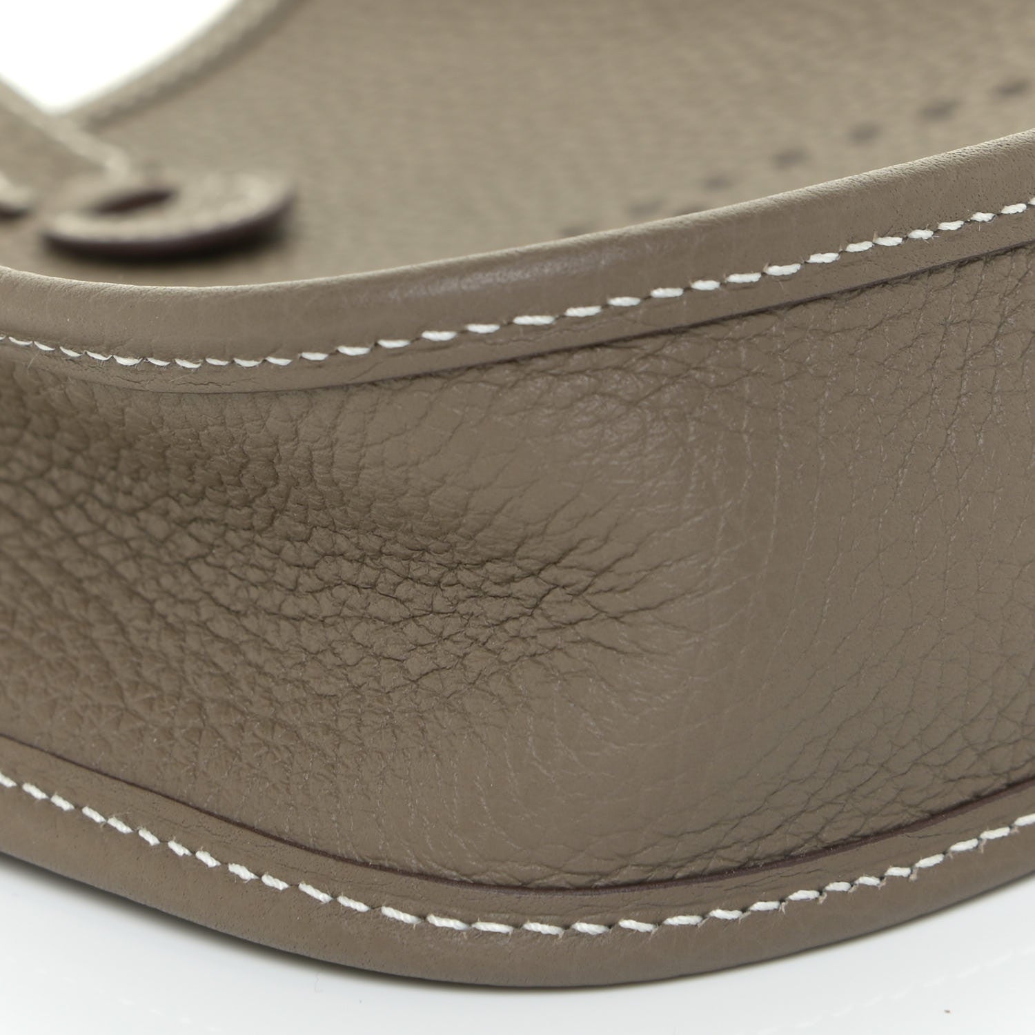 Hermes Taurillon Clemence Amazone Evelyne TPM Etoupe Bleu Indigo 8 of 11