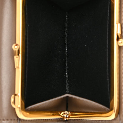 Saint Laurent Smooth Calfskin Monogram Rider Belt Bag Taupe 5 of 11