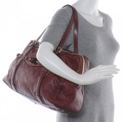 Gucci Guccissima 85th Anniversary Large Boston Rusty Red 2 of 7