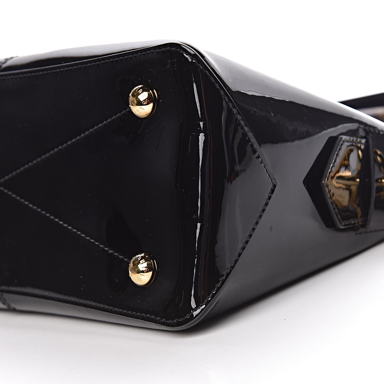 Louis Vuitton Patent Calfskin Miroir Tote Black 10 of 11
