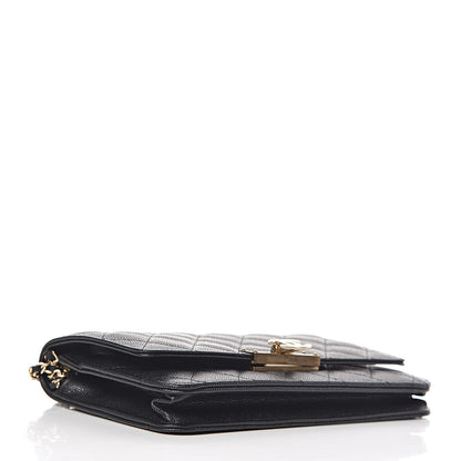 Chanel Caviar Quilted Golden Class Wallet On Chain WOC Black 4 of 11