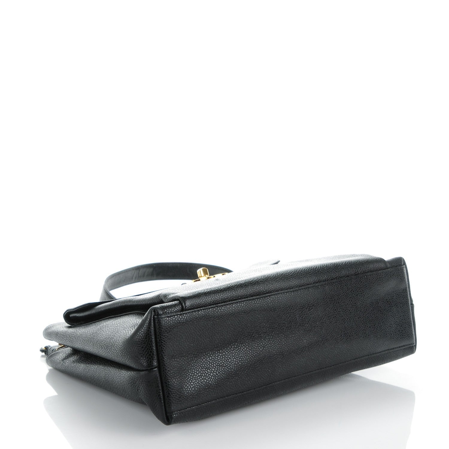 Chanel Caviar Flap Shoulder Bag Black 4 of 9