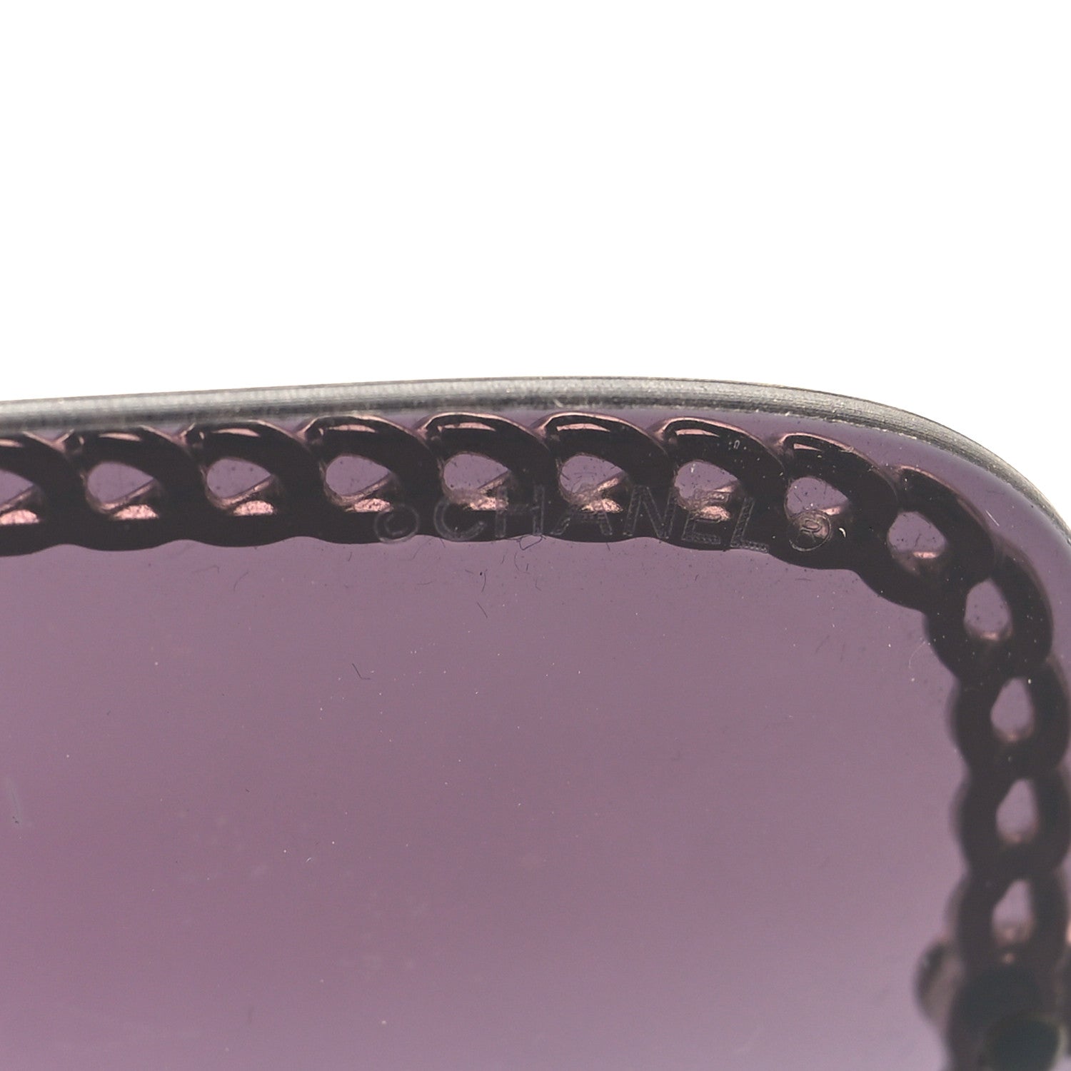Chanel Square Removable Chain Sunglasses 4244 Black 7 of 9