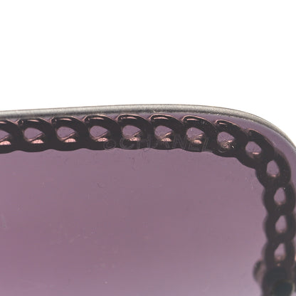 Chanel Square Removable Chain Sunglasses 4244 Black 7 of 9