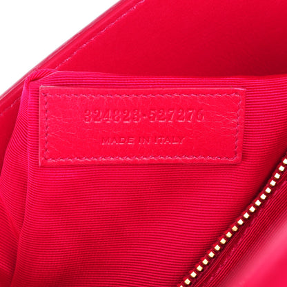 Saint Laurent Calfskin Small Sac De Jour Lipstick Fuchsia 7 of 7