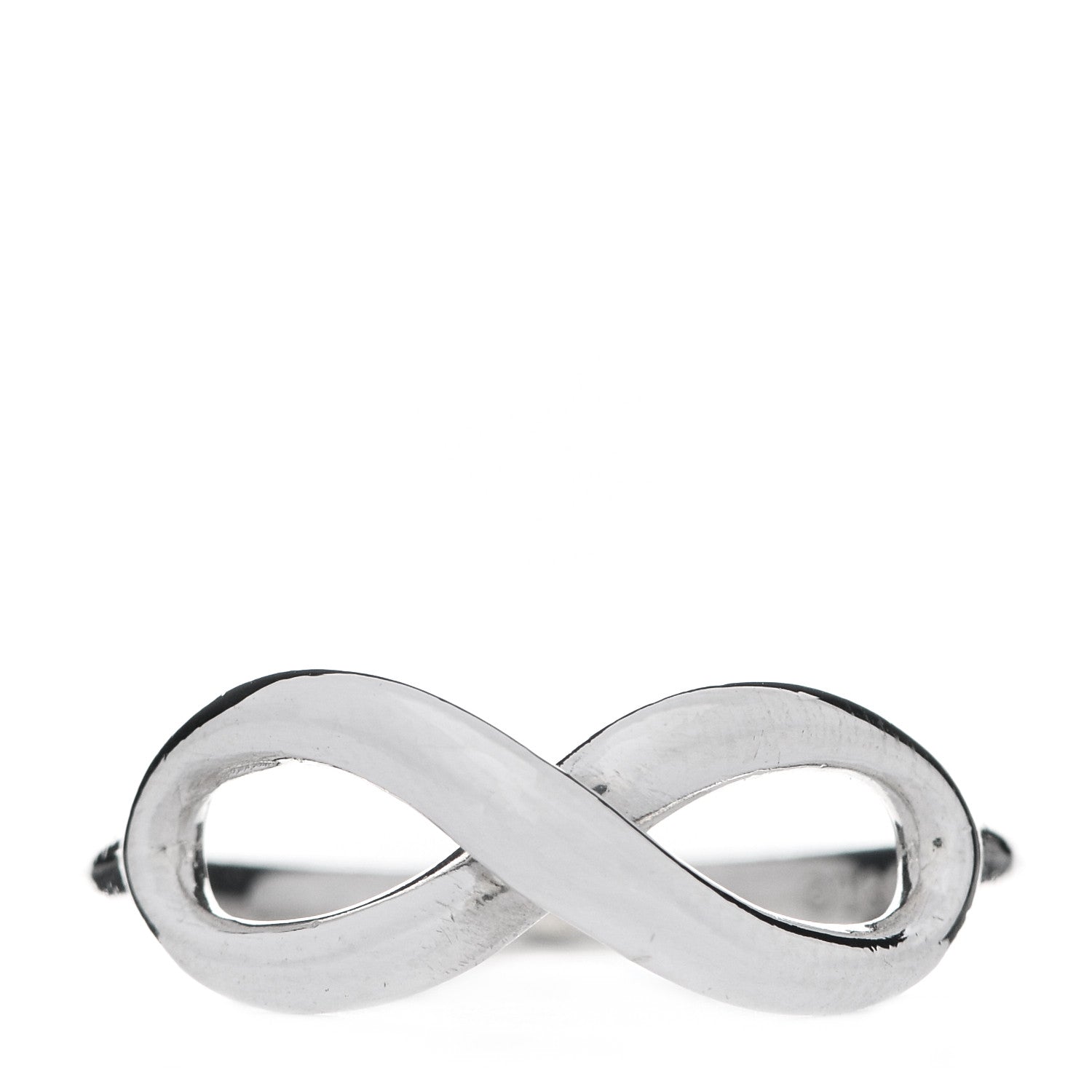 Tiffany Sterling Silver Infinity Ring 54 7 1 of 4