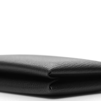 Hermes Epsom Calvi Card Case Black 12 of 13