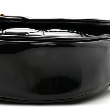 Chanel Patent Calfskin Quilted Mini Clutch Black 12 of 13