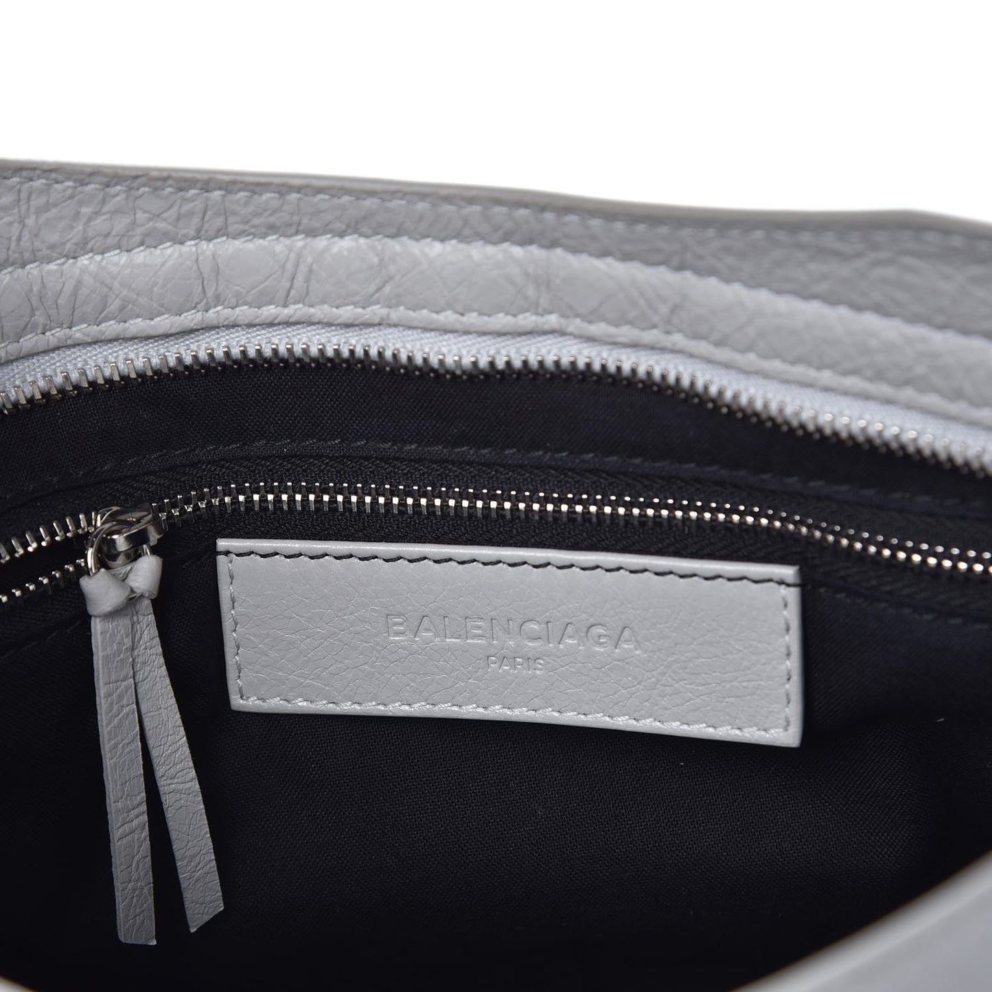 Agneau Classic Silver Hardware S City Gris Nuage