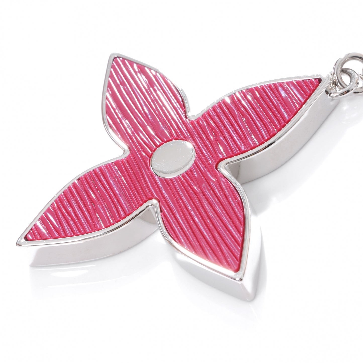 Fleur d Epi Bag Charm Fuchsia