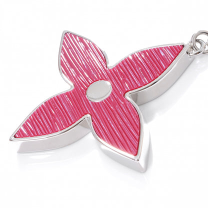 Louis Vuitton Fleur d Epi Bag Charm Fuchsia 6 of 6