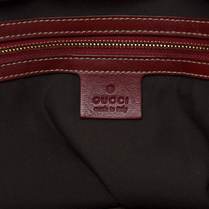 Gucci Calfskin Ruffle Medium Sabrina Boston Tote Red 8 of 16