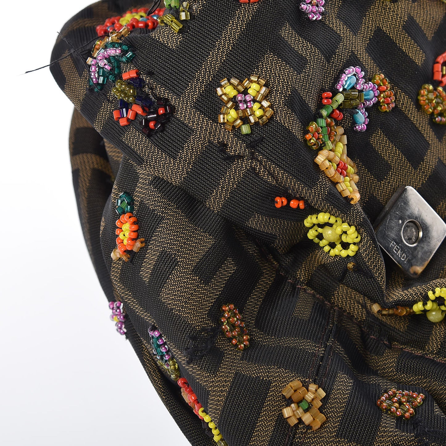 Zucca Lizard Beaded Forever Mama Baguette Multicolor