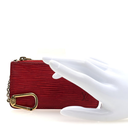 Louis Vuitton Epi Key Pouch Castillan Red 2 of 6