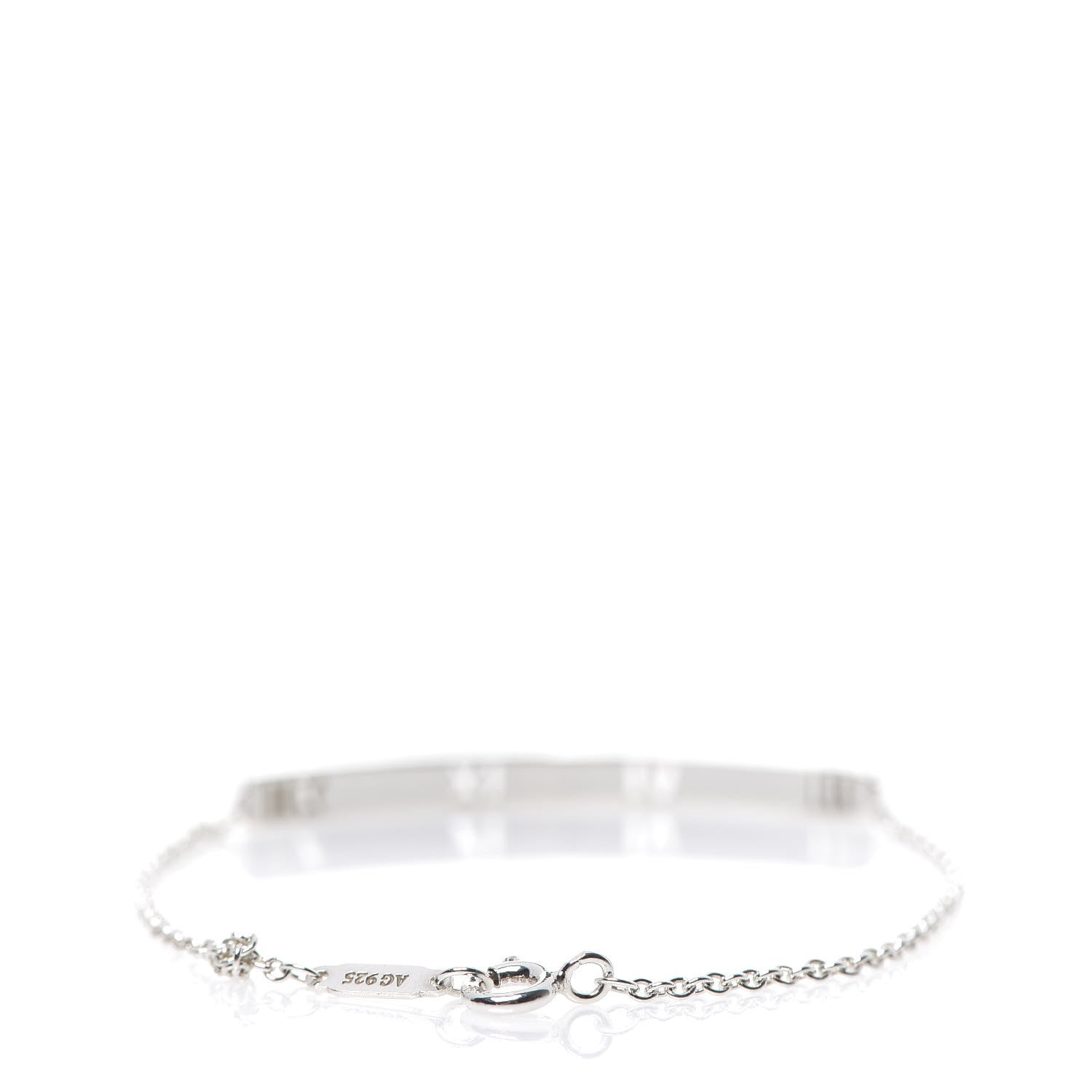 Tiffany Sterling Silver Atlas Bar Pierced Bracelet 2 of 5