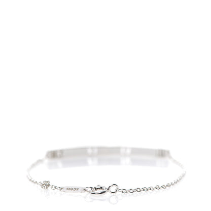 Tiffany Sterling Silver Atlas Bar Pierced Bracelet 2 of 5
