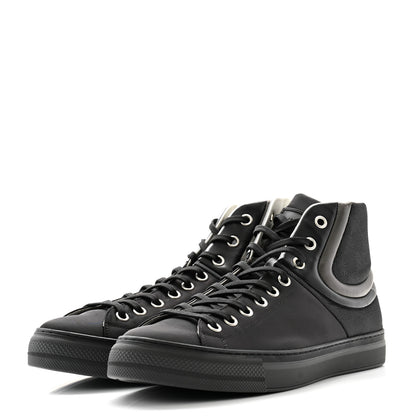 Louis Vuitton Damier Nylon Calfskin Sprinter Sneaker Boots 11 Black 3 of 9