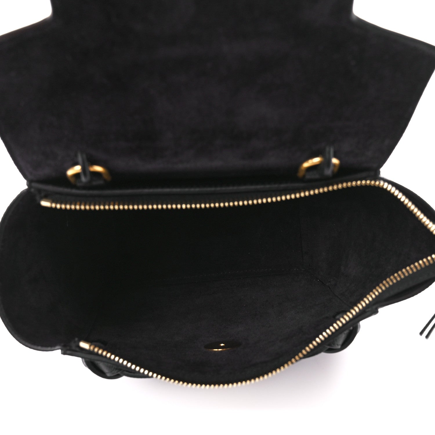 Celine Grained Calfskin Nano Belt Bag Black 5 of 11