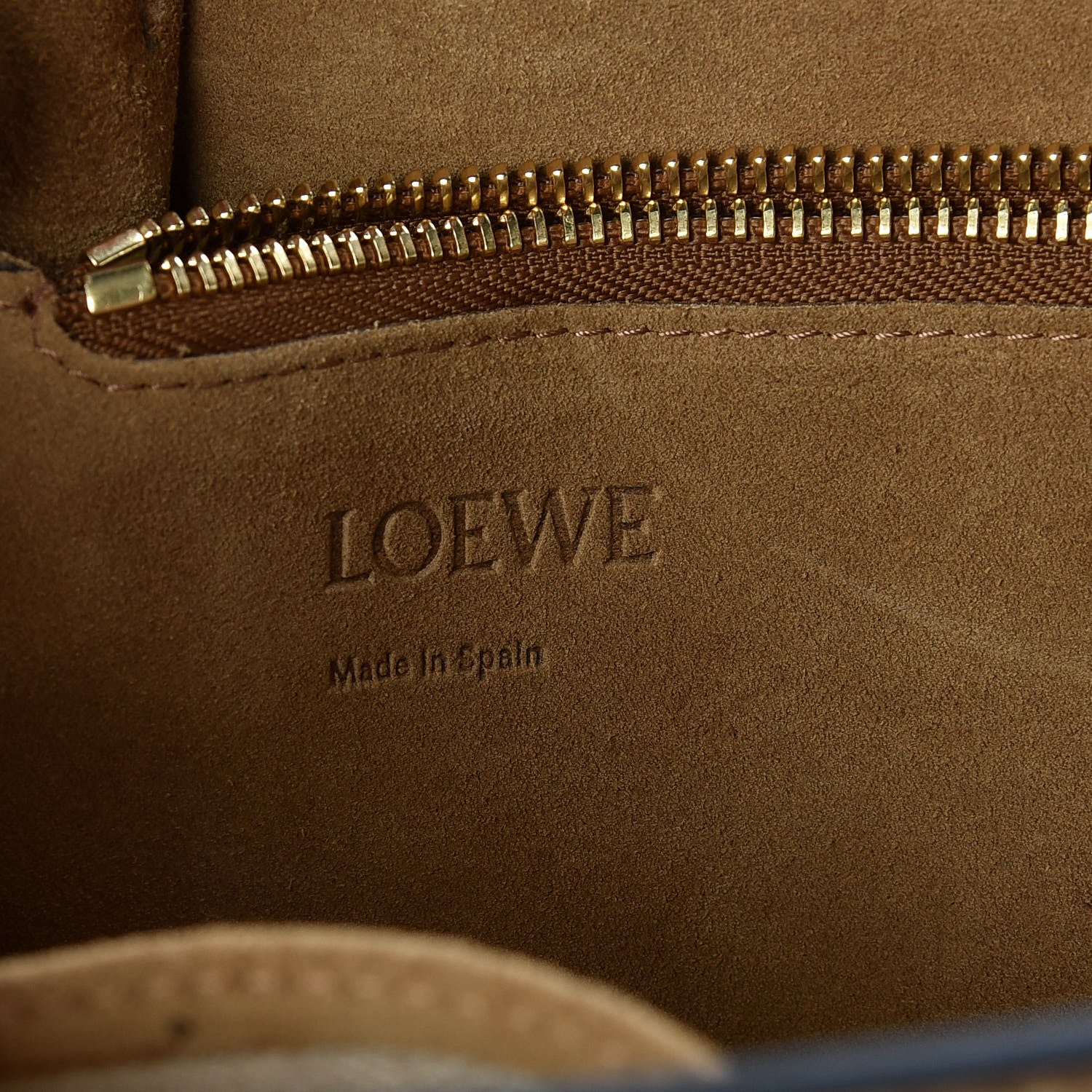 Loewe Calfskin Small Gate Tote Mocca Black 10 of 10