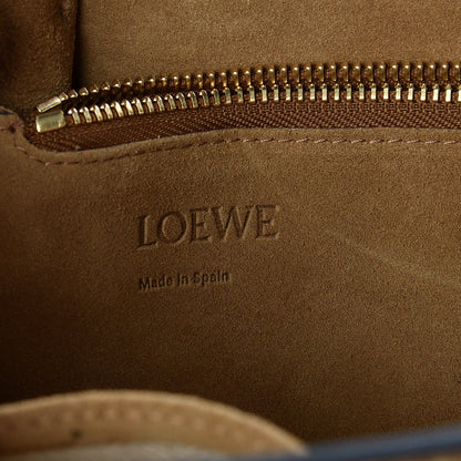Loewe Calfskin Small Gate Tote Mocca Black 10 of 10