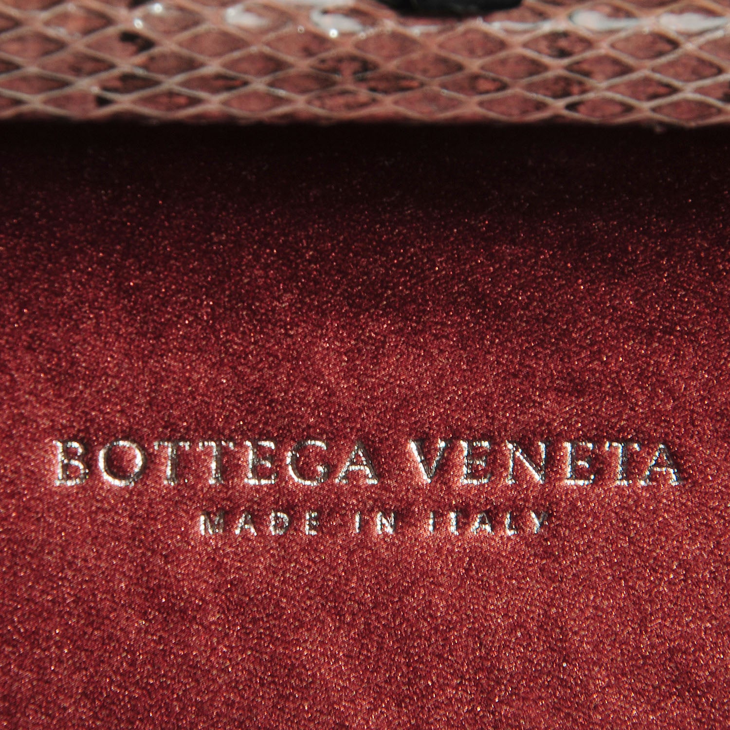 Bottega Veneta Satin Intreccio Impero Ayers Knot Clutch Magma 7 of 7