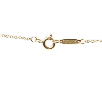 Tiffany 18K Yellow Gold Platinum Diamond Etoile Heart Pendant Necklace 4 of 6