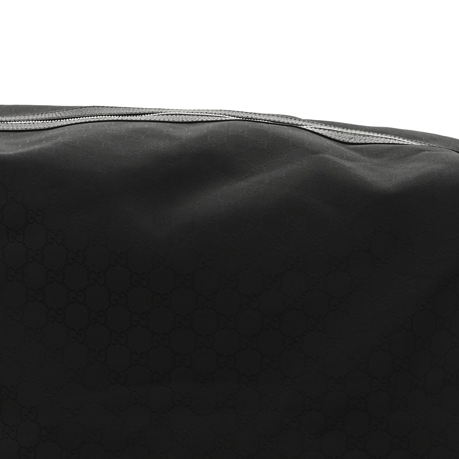 Gucci Nylon Monogram Travel Hobo Black 7 of 10