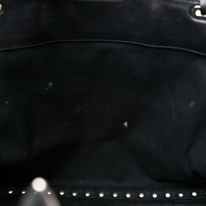 Valentino Garavani Vitello Medium Rockstud Tote Black 13 of 24